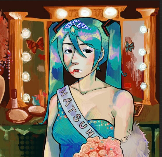 The rise and fall of a virtual popstar